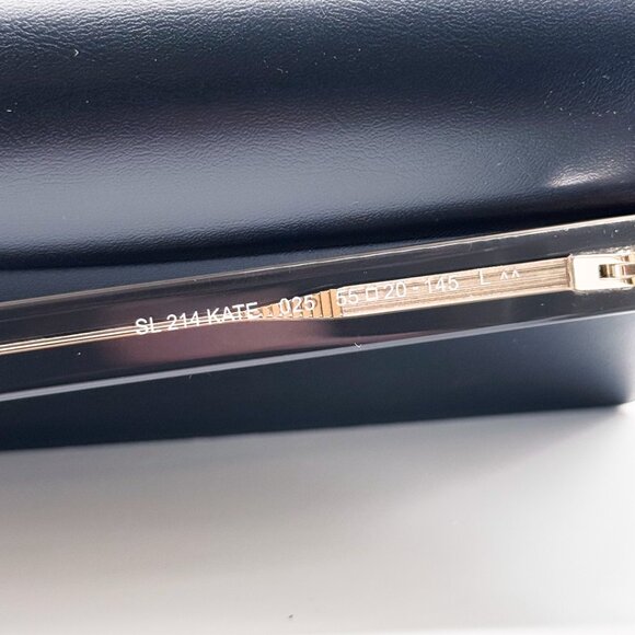 NEW SAINT LAURENT SL214 KATE 025 SUNGLASSES WOMEN CAT EYE BROWN SL 214 KATE 025 - Picture 8 of 10